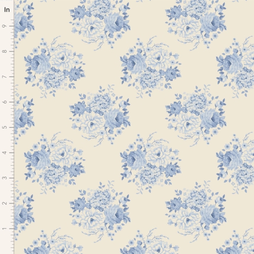 Tilda Patchwork Stoff Baumwolle - Sunday Brunch - Mia Blue
